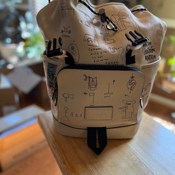 Coach Leather Basquiat Backpack - Picture 4 of 13